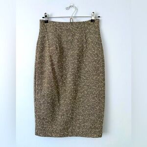 Renee C, By So Cool Womens Size S Straight Pencil Skirt Color Grey Tweed Wool